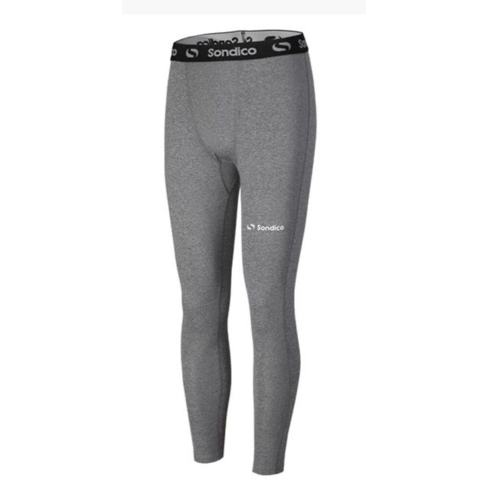 Sondico Core Tights Men's  XS Gray Marl Compression Outdoor Sports Running Gym